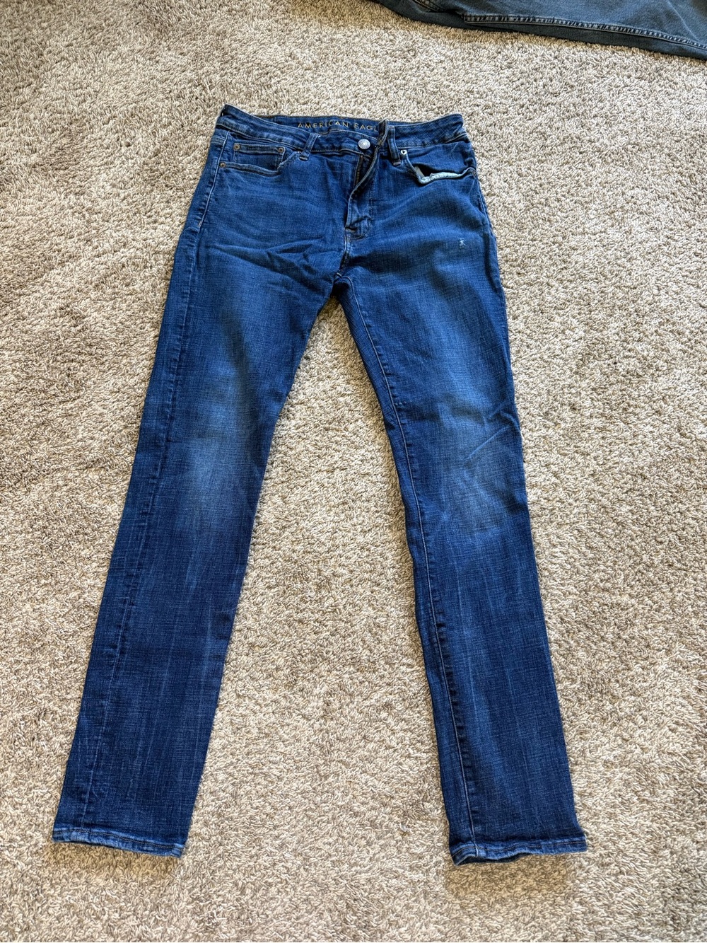 American Eagle Outfitters Dark Blue Slim Jeans - Men's